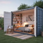 Creative small space design ideas for compact container apartments