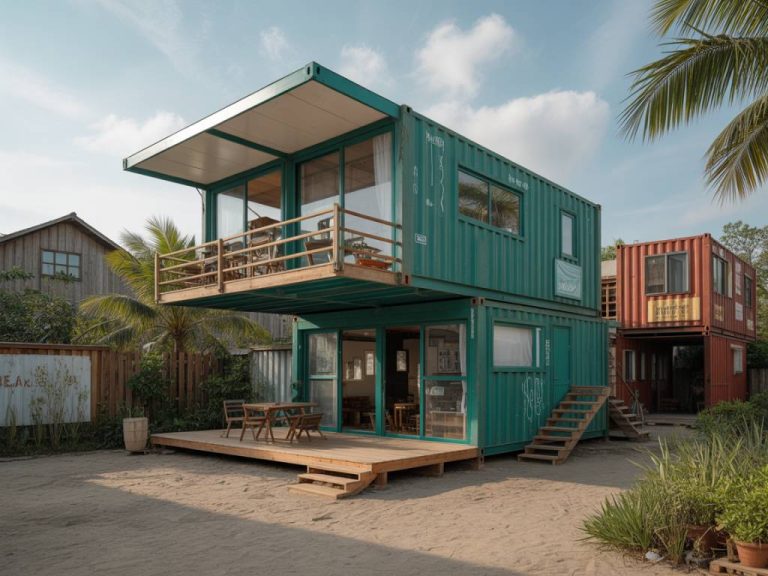 Recycled materials that transform the look and feel of container architecture