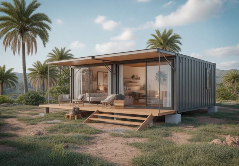 Designing passive cooling systems for container homes in hot climates