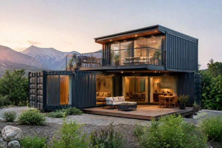 How recycled shipping containers become sustainable homes