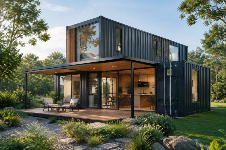 Shipping container architect: designing a sustainable modular container home