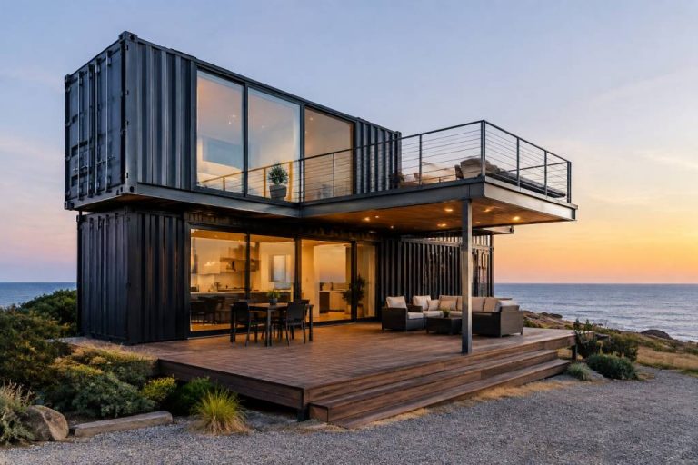 Sea container building: design, materials and construction guide