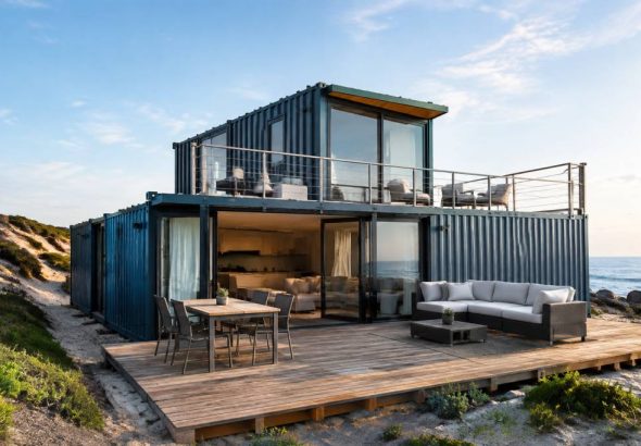 House sea container: smart design ideas for modern homes