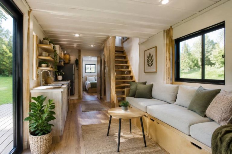 Interior design for shipping container homes: sustainable materials and space-saving ideas